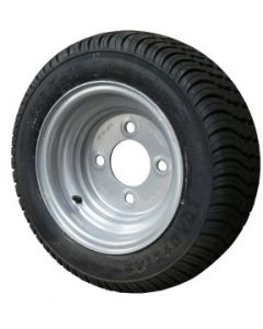 Roue complète remorque - Pneu Kenda K399 Load Star - 195/50B10 (18x8.00-10) TL 98/96N / Jante 4 trous Ø16 mm - déport ET-4 - entre-axe Ø85x130 / Valve TR600HP
