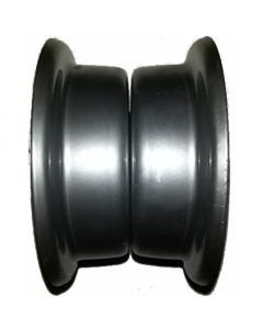 Jante ACIER GRISE en 2 parties boulonnées - 2.10x4 - Moyeu roulement à billes Ø25x60 6005 ZV - ET0