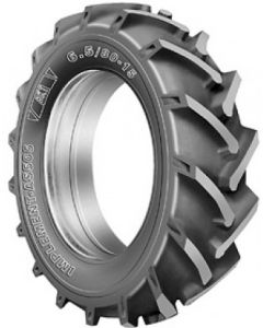 Roue complète coté gauche - BKT AS-505 - 6.5/80-15 TL 6PR / Jante 5.00Jx15 - 5 trous - ET0 (sans déport) - Ø94x140xØ14 - Valve TR413