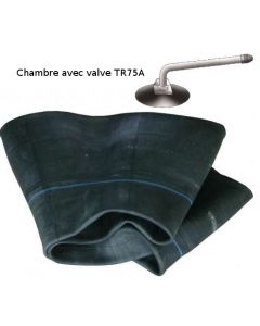 Chambre à air - 6.00-16 (6.50-16) - Valve coudée TR75A pour voiture / 4x4 / utilitaire