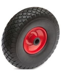 Roue complète INCREVABLE Manutention / Espace vert - 3.00-4 (260x85) / Jante acier sans déport (ET0) avec Moyeu à roulement à rouleaux de Ø20x75