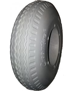 Pneu Plein Greentyre FOY Gris - 2.80/2.50-4 · 220x70 - pour largeur intérieur de jante de 57 à 62 mm