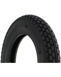 Set (pneu + chambre à air avec valve droite TR13) Orthopédique Noir Duro HF-216 - 2.50-8 TT 4PR