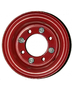 Jante en Acier - 2 parties - 2.10x4 - TT / 4 trous - déport  ET0 / entre-axe Ø52x70 / trou de fixation Ø8.5 / Trou de valve Ø11.5