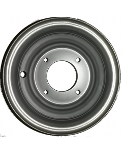 Jante acier nue - 3.50x6 TL - 4 trous / déport 0 / entraxes Ø60x90 / trous de fixation Ø8.5