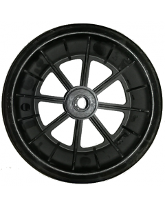 Jante plastique noire - 2.50x8 - Moyeu roulements à rouleaux 20x100 