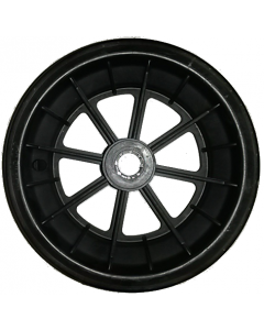Jante plastique NOIRE - 2.50x8 - Moyeu roulements à rouleaux 25x75