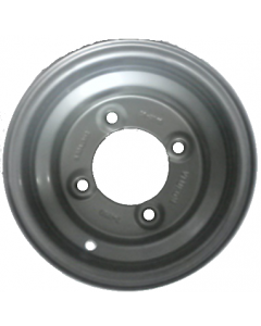 Jante Nue Routière Grise - 5.50Ax8 H2 - 4 trous - ET0 (sans déport) - Ø85x115xØ12.5