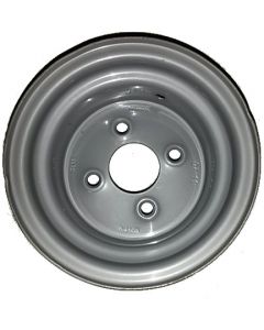 Jante Nue Routière Grise - 5.50Ax8 H2 - TL 4 trous - ET0 (sans déport) - Ø60x100xØ13.5