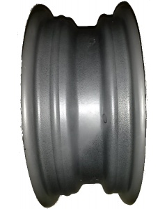 Jante grise nue en acier - 4.50Jx13 H2 TL / 4 trous - déport ET30 / entre-axe Ø57.0x100 / trou de fixation Ø16.0 / Trou de valve Ø11.3