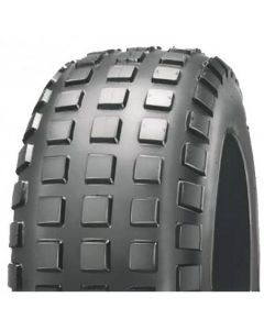 Roue complète GAZON - Kenda K383 - 17x8.00-8 (200/55-8) TL 2PR / Jante grise acier - 5.50Ax8 H2 / 4 trous - déport ET0 / entre-axe Ø60x100 / trou de fixation Ø15.0 mm / Valve TR13