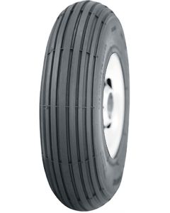 Roue complète GONFLABLE - Pneu Wanda P191 Gris - 200x50 (8x2) [50-94] - Jante acier - ET0 - Moyeu roulement à rouleaux Ø20x50 - valve coudée 90/90