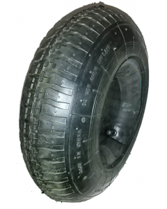 Set (pneu + chambre à air avec valve droite TR13) - 3.50-8 TT 4PR