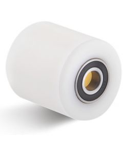 Galet polyamide (PA6) - Ø85x100mm avec moyeu roulement à billes Ø25x100 6005 2RS