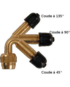 Rallonge rigide coudée à 135°