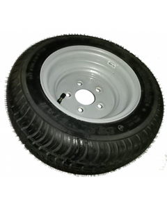 Roue complète remorque - 195/50B10 (18x8.00-10) TL 98/96N - Pneu Kenda K399 Load Star / Jante 5 trous Ø16 mm - déport ET25 - entre-axe Ø67x112 / Valve TR600HP