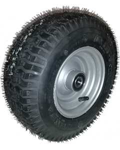 Roue complète - Pneu Kenda K358 - 13x5.00-6 - 4PR / Jante acier grise avec Moyeu à roulements à billes de Ø20x75 - Valve droite TR13