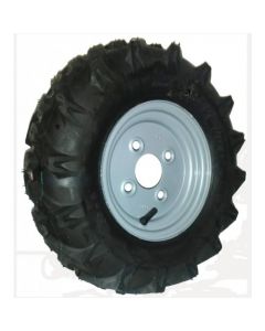 Roue complète AGRAIRE - Pneu Veloce V-8803 - 4.00-8 TL 4PR / Jante Acier 4 trous Ø85x115xØ12.5 / ET0 / Valve droite TR13