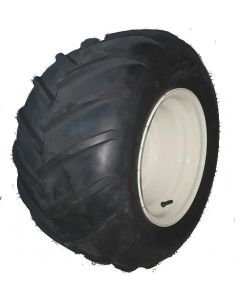 Roue complète coté droit - Kenda K472 Chevron Bar - 24x12.00-12 TL 4PR 99A3 / Jante acier 10.50Ix12 TL - 5 trous ET-25 Ø79.5x114.3xØ13.5 - Valve TR413