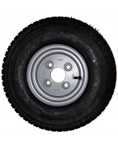 Roue complète remorque - Mitas B61 - 4.80/4.00-8 TL 70N 6PR / Jante déport ET0 / entre-axe Ø60x100 / trou de fixation Ø14.0 / Valve TR600 HP