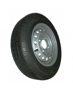 Roue Complète remorque - Pneu marque diverse - 155/70R13 TL 75T / 4 trous Ø85x115x12.3 / ET0 / Valve TR413