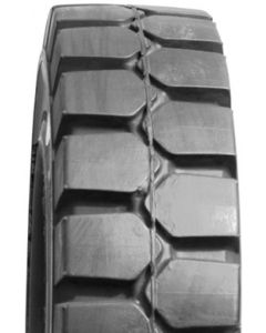 Pneu plein TVS SL-09 - 6.00-9 - sans talon de blocage - pour jante bi-flasque ou à cercle