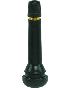 Valve droite caoutchoutée TR418 (V2.03.4) de 53 mm - pour trou de jante de 11,5 mm - Pression maxi à froid de 4,5 bars