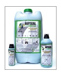 Produit Préventif anti-crevaison Vipseal Vert - Pour les engins espaces verts, motoculture et autres véhicules légés roulant à basse vitesse - Bouteille de 1L