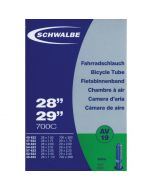 Chambre à air Schwalbe AV19 - 28x1.75 · 28x2.00 · 28x2.10 · 28x2.25 · 28x2.35 · 28x2.40 · 29x1.75 · 29x2.00 · 29x2.10 · 29x2.25 · 29x2.35 · 29x2.40- [47/62-622]  - Valve Schrader