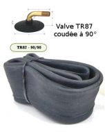 Chambre à air - 220X50 (8 1/2x2 · 220/120 -50) Valve coudée 90/90 - Pour pneu diamètre intérieur de 134 mm