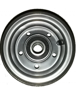 Jante Starco en Acier grise - 2 parties - GK 2.10x4 - TT - ET0 - Moyeu à roulements à billes (6204 2RS) de Ø 20x50