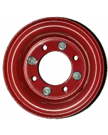 Jante en Acier - 2 parties - 2.10x4 - TT / 4 trous - déport  ET0 / entre-axe Ø52x70 / trou de fixation Ø8.5 / Trou de valve Ø11.5