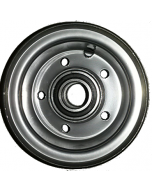 Jante en Acier - grise - 2 parties - GK 2.10x4 - TT - ET0 - Moyeu à roulements à billes (6005 2RS) de Ø25x50