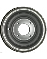 Jante acier nue - 3.50x6 TL - 4 trous / déport 0 / entraxes Ø60x90 / trous de fixation Ø8.5