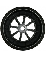 Jante plastique NOIRE - 2.50x8 - Moyeu roulements à rouleaux 25x75