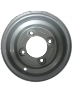 Jante Nue Routière Grise - 5.50Ax8 H2 - 4 trous - ET0 (sans déport) - Ø85x115xØ12.5