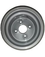 Jante Nue Routière Grise - 5.50Ax8 H2 - TL 4 trous - ET0 (sans déport) - Ø60x100xØ13.5