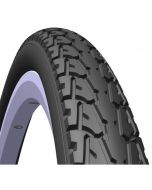 Pneu vélo city Rubena/Mitas LANDMARK V86 Noir - 700x38C - ETRTO 40-622 - 28x1.50 - Tringle Rigide - TT 2PR