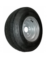 Roue complète remorque - Pneu 16.5x6.50-8 TL 73M (ou 72M) 6PR / 4 trous - déport ET0 / entre-axe Ø58.5x98 / trou de fixation Ø14.0 / Valve TR600HP