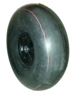 Roue complète Duro HF237 - 21x12.00-8 en 2PR / Jante plastique Noire 2.50Ax8 - Moyeu de Ø47x75 pour roulement à billes / Valve coudée TR87