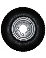 Roue complète remorque - 4.80/4.00-8 TL 70N 6PR / Pneu Deli S-378 / Jante 4 trous - entraxes Ø85x115xØ12.5 - ET0 / Valve TR600 HP