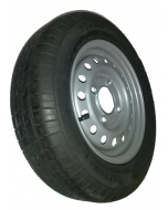 Roue complète remorque 155/70R13 TL 78N M+S / 4 trous ET0 / entraxe Ø85x130xØ18.5 / pneu GT Radial KargoMax ST-4000 / Valve TR413
